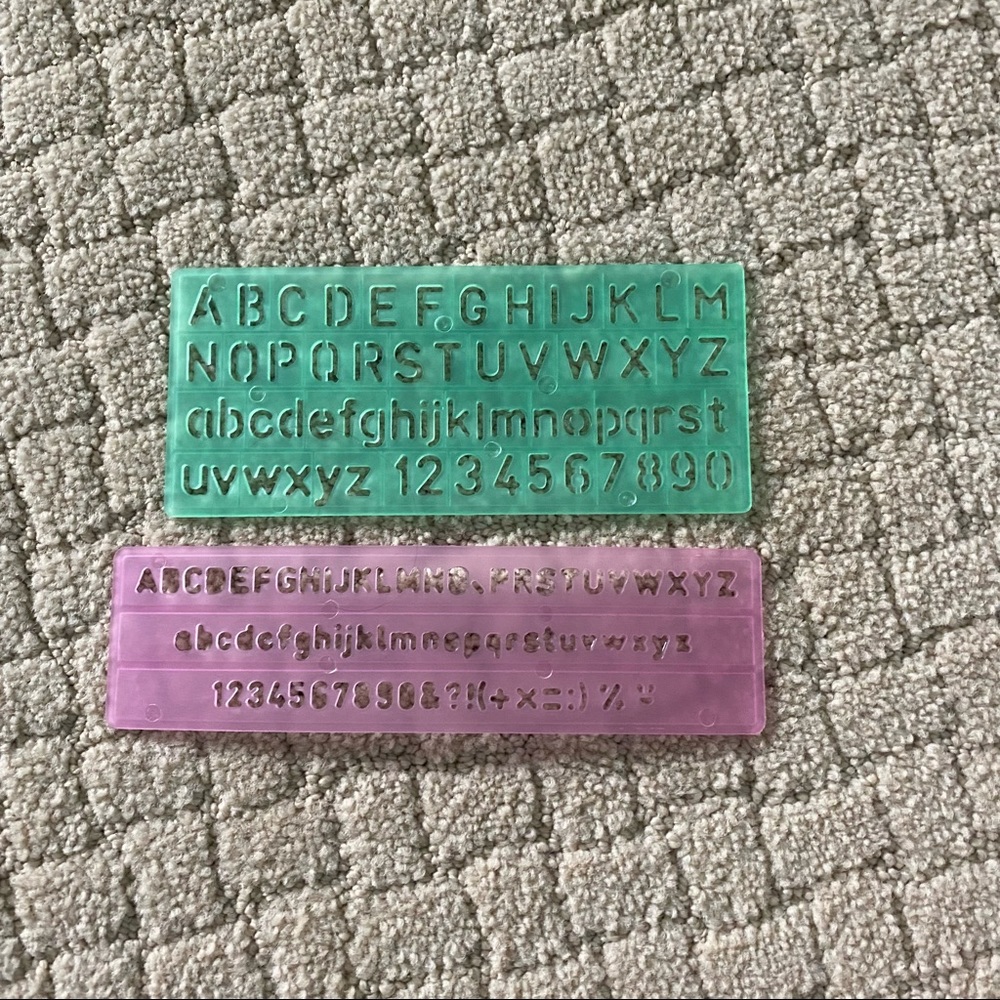 Roman Lettering stencil - Picture 6 of 8